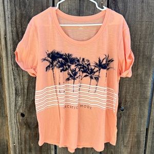 A.n.a. tropical vacation mode tee shirt